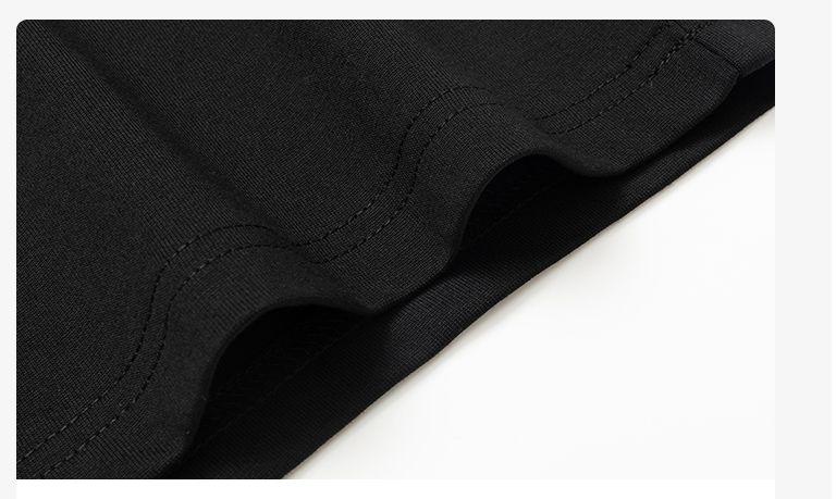 Men's Ultra Flow Short Sleeve T-Shirt for Summer, Raglan Sleeves, Visible Stitching, Letter Print, Loose Fit, Crew Neck — 26–366