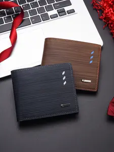 Men's Multi-Functional Business Style Wallet with 8 Card Slots, High-Quality PU Leather Credit Card Holder, Ideal Father's Day Gift