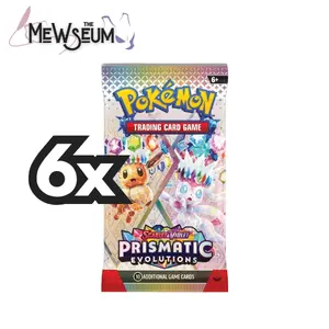 6x Prismatic Evolutions Booster Packs