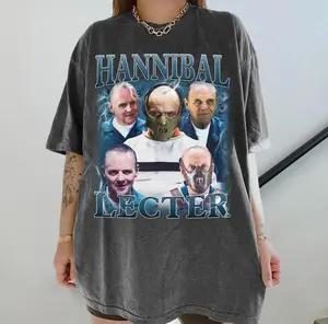 Retro Hannibal Lecter Shirt Vintage Shirt, Bootleg Shirt, Birthday Gift