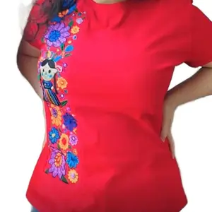 Typical Shirt for Women with Colorful Floral Top Womenswear