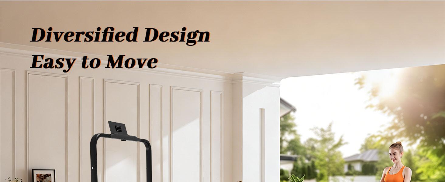 OVER SELF Walking pad Treadmill, 6.2MPH Portable Folding Treadmill with Handle Remote Control, Under Desk Treadmill Easy Storage Home Gym Fitness Equipment Workout Gear