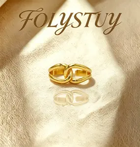 【FOLYSTUY(YNZ50)】Eternity Infinity Symbol Ring - Timeless Love & Style Statement Mesmerizing Infinity Symbol Jewelry