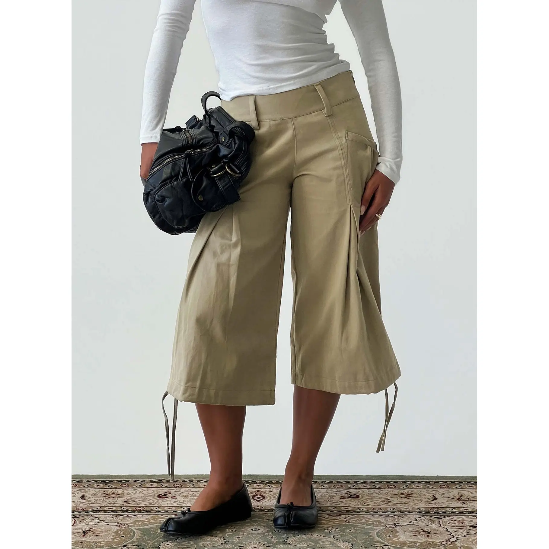 Iria Capri Trouser Khaki