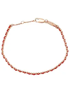 French Style Unique Design Chain Rope Bracelet, Luxurious Rose Gold Zodiac Year Wristband, Best Friend Girls High-End Accessory