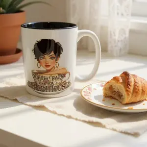 Spillin’ FAFO Tea Mug – Retro Sass Ceramic Cup (15oz)