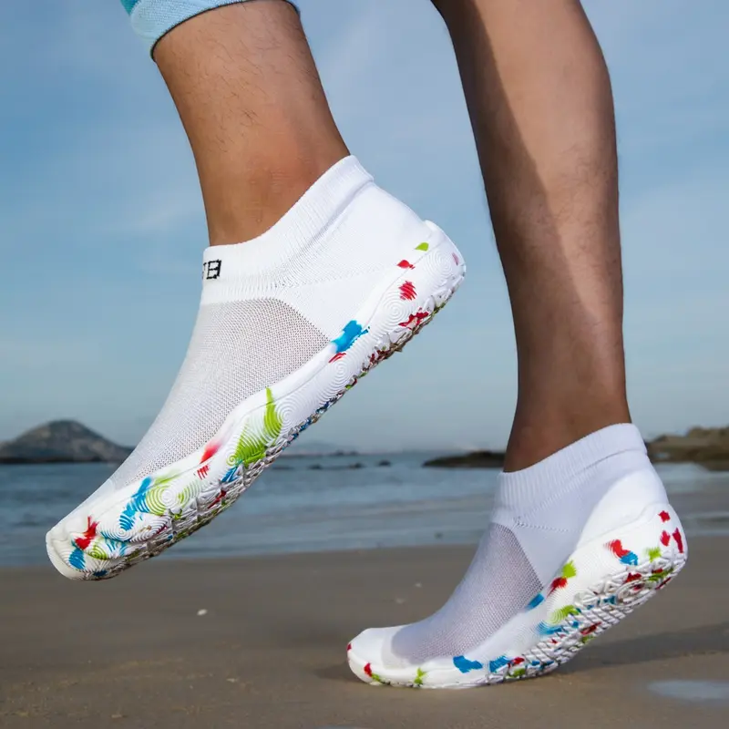 Men's Swimming Shoes, Hiking Boots, Water Shoes, Shoes for Water, Water Sports Shoes, Camp Shoes, Driving Shoes, Outdoor River Play, Eva Sole, Breathable Fabric, Lightweight Swim Shoes, Water Sports Footwear