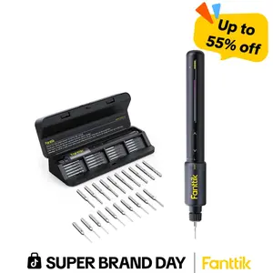 【FathersDayGift】Fanttik K2 Nano Power Drill, Mini Precision Drill, Hand Drill, 20 Drill Bits, 800mAh Rechargeable, Tool Kit for DIY Projects, Shells, Plastic, Jewelry, PCB, Aluminum Plate