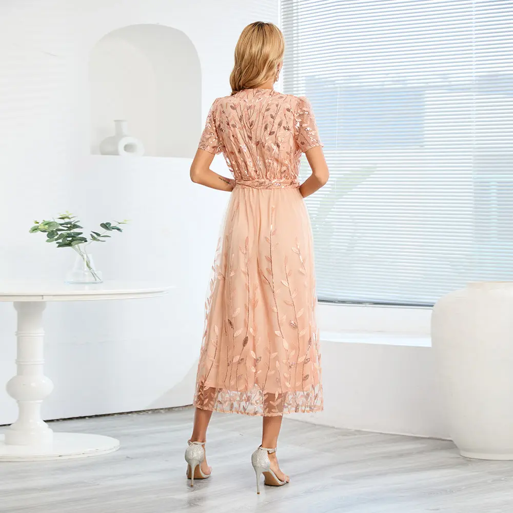 Out-Shine | Midi Dress With Sequins