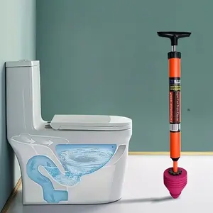 Heavy-Duty Air Pressure Toilet Plunger & Drain Unclogger with Powerful Suction Technology for Sink Shower Clog Remover Tool Ergonomic Handle for Comfortable Grip