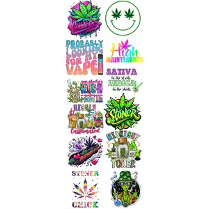 CANNABIS SMILES PREMADE GANGSHEET  - 22X60