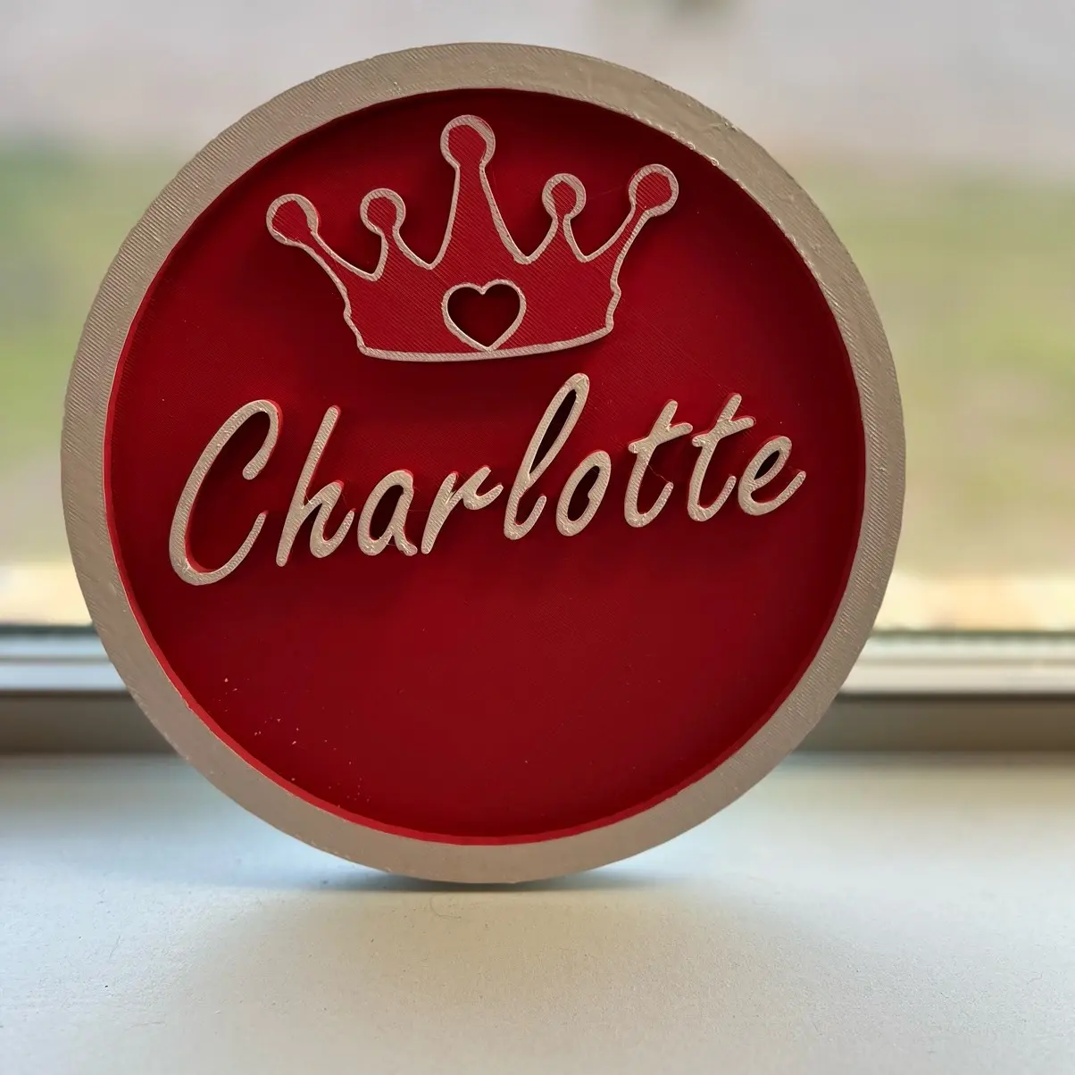 Custom 3D Printed Door Sign