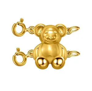 Layered Necklace Clasp 18K Gold and Silver Necklace Separator for Layering, Multiple Necklace Clasps and Closures for Women