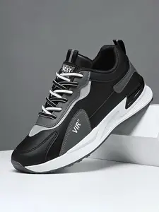 Men's Fashion Sporty Casual Shoes, Comfortable Low Top Sneakers with Laces, Stylish Design for Daily Wear & Outdoor Activities, Trendy Walking Sneaker, Lightweight Sneakers
