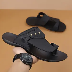 Men's Summer Slides & Beach Sandals Breathable Soft-Soled Non-Slip Outdoor Footwear Comfortable Stylish Design for Everyday Casual Wear - Flip Flops, Shoe, Boy