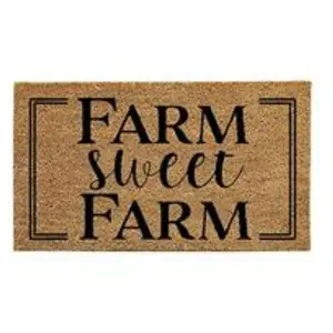 Evergreen Farm Sweet Farm 16x28 Coir Mat