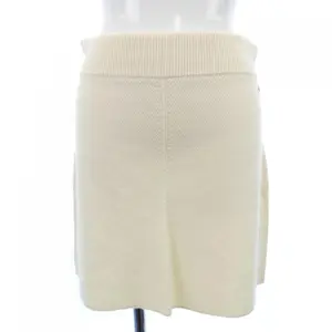 Pre-owned HERMÈS Cashmere Small Leather Goods Hermes Clou de Selle Skirt