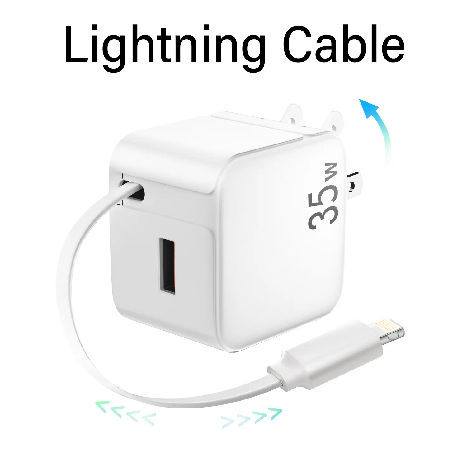 White - Lightening Cable