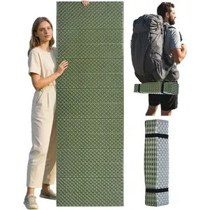 Waterproof Soft Foam Camping Sleeping Pad, Foldable Ultralight Wide Mattress for Adults, Ideal for Outdoor Backpacking, Picnic, Yoga