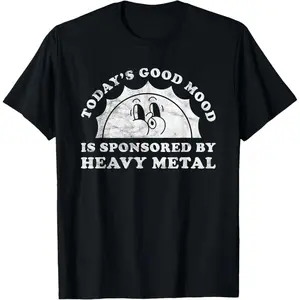 100% Premium Cotton graphic tees Funny Cute Vintage Retro Heavy Metal or Heavy Metal T-Shirt Small