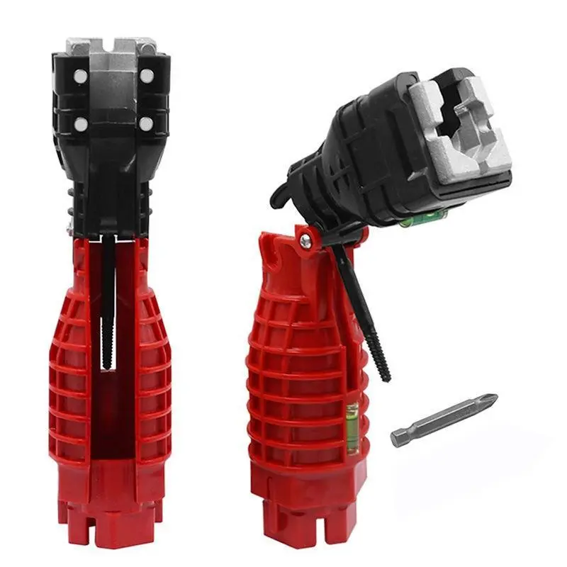 Water Pipe Wrench, Multipurpose Water Pipe Wrench, Professional Plumbing Hand Tool for Home & Office Use, Multifunctional Hand Tool