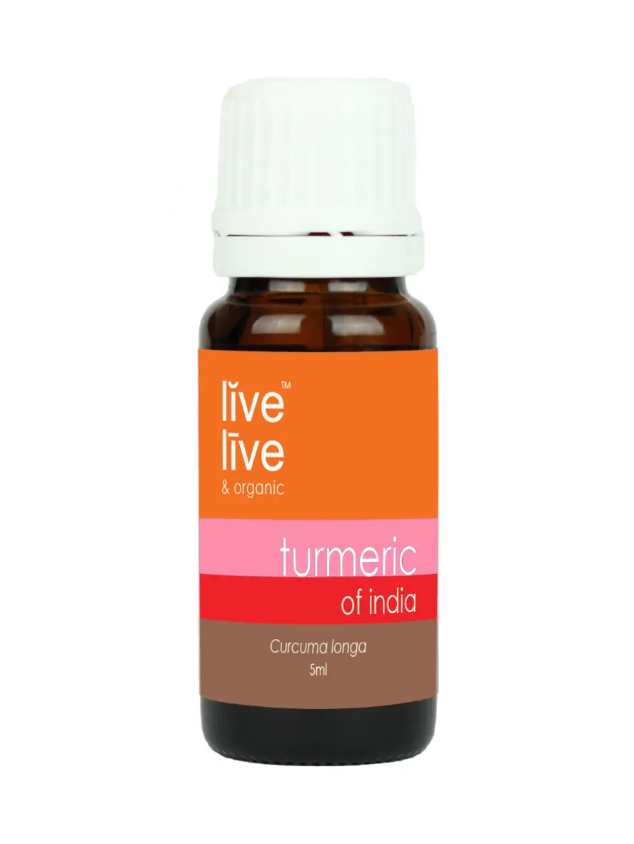 turmeric of india essential oil, 5ml, live organic