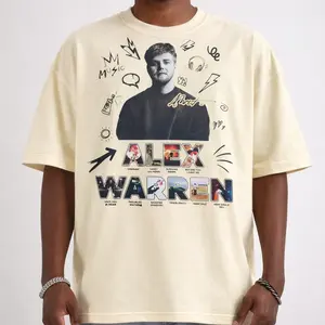 Alex Warren Album Shirt, Music Tracklist Graphic Tee, Singer Fan Merch Gift MHQ