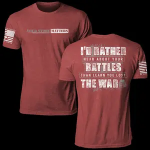 Grunt Style Your Story Matters T-Shirt, Unisex Short Sleeve Casual 100% Cotton, Top Menswear, Tactical Gear, Patriot Shirt