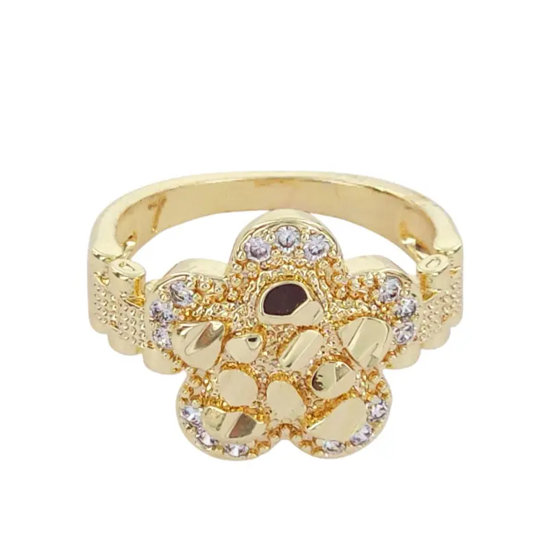 Flower Nugget Ring