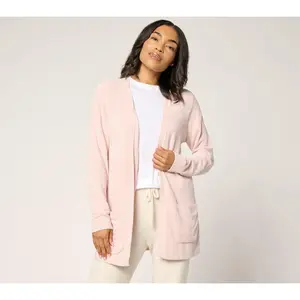 QVC Women's CozyChic Ultra Lite Sunrise Knit Cardigan