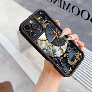 Colorful Glass Pattern Tpu Phone Case, Anti-Drop Shockproof Design, Compatible with iPhone 17 Pro Max 16e 15 Pro 14 Plus 13 12 11 Air, Ideal Gift