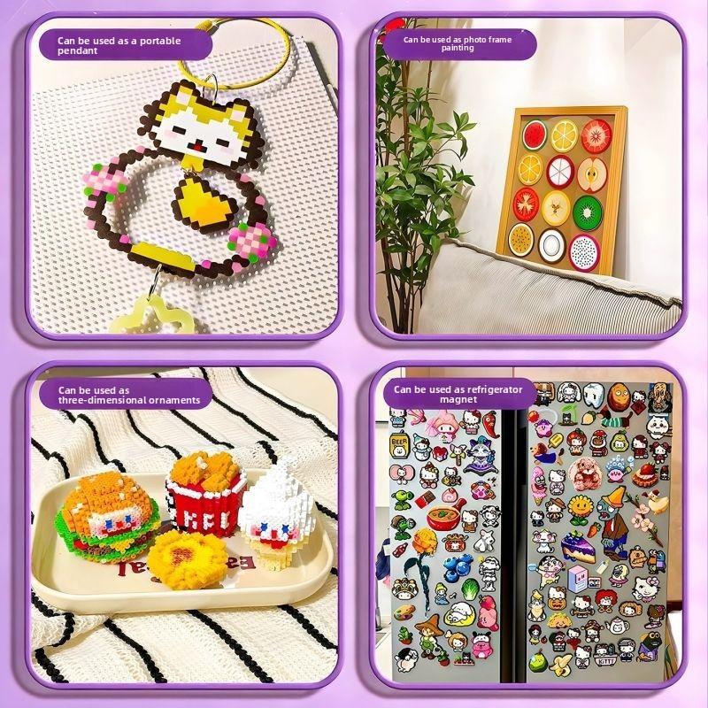 DIY bead craft kit for children, 3D bead supplementary beads, high-quality mard fusion beads