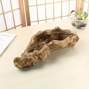 Large Resin Succulent Planter for Cacti and Indoor Plants, Unique Irregular Shaped Decorative Pot, Durable Abs Material for Home or Office