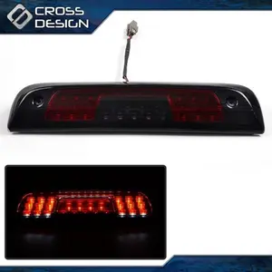 CROSSDESIGN Fit For 2014-2018 GMC Sierra Chevy Silverado LED 3RD Brake Tail Light Cargo Lamp