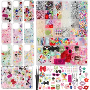 4980 Pcs Junk case Charms for Junk Cases, DIY Junk Phone case, Nail Charms, Including Bling Resin Rhinestone, Bows, Star, Love, Candy, Letter Beads,Beads, Decor Easter Basket Stuffers Gift