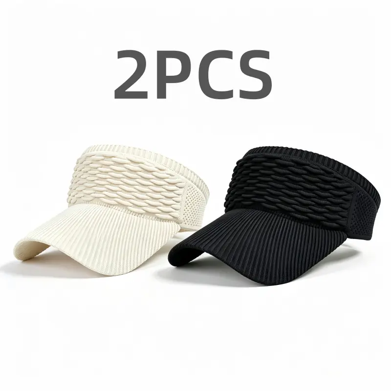 【2PCS】Women's 2026 Korean-Style  Hat -Summer Breathable Lightweight Solar Protection Sun BonnetHeadwear for Travel, Daily Outings, Breathable LightweightHats, Solar Protection Hats