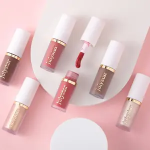 High-Color Liquid Blush and Contour - Built-in sponge head shaping contour stick, long-lasting, natural, and stackable highlighter and bronze tones (contour + blush + highlighter)