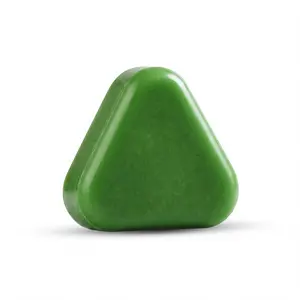 Anti-hair loss shampoo, Usman herbal triangle shampoo bar with Eastern pine needles, for preventing hair loss and reversing gray hair