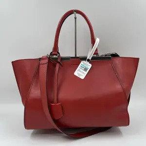 Pre-owned Fendior Leather Tote Bags CALUXB Fendi Petite 3Jours Tote