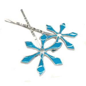 1pair Inoue Orihime Hexagon Snow Hairpin Hair Clip Cosplay Costume Accessories