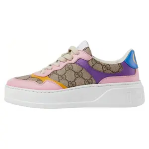 Gucci Canvas Lace-Up Low-Top Sneakers for Women