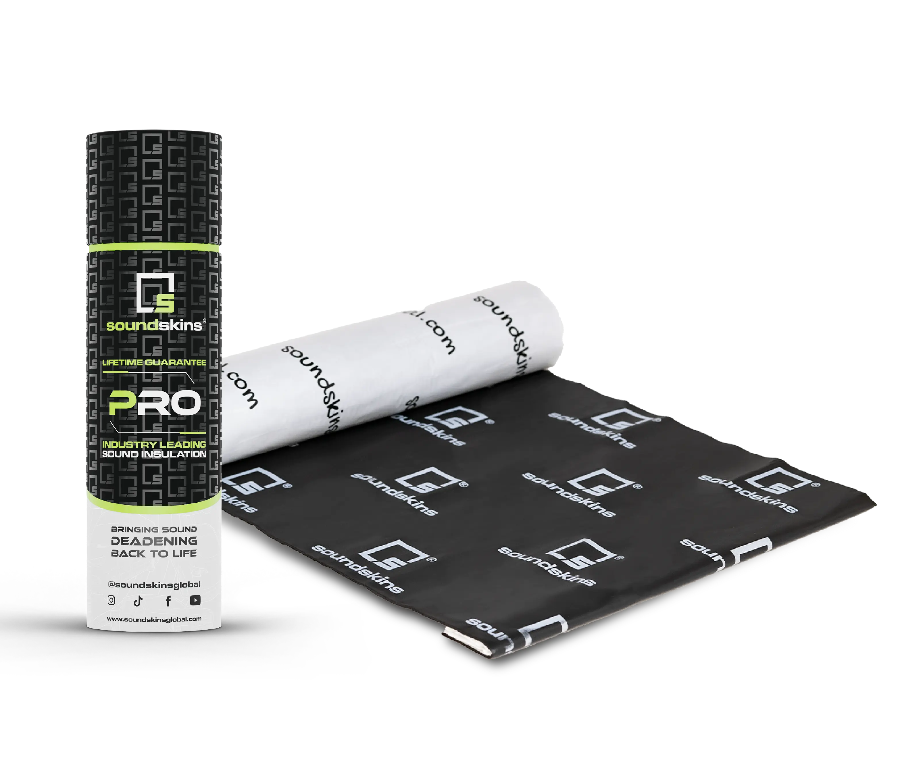 SoundSkins | Pro Two Door Sound Deadening Kit | SSPRO-1 | 3 Layers (Acoustic Foam, Foil, Rubber Butyl), 11 sq ft