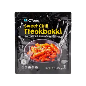 O'Food Sweet & Spicy Tteokbokki - Instant Korean Rice Cakes in Chili Sauce, 10.2oz