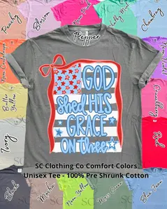 God Shed His Grace on Thee Comfort Colors Tee