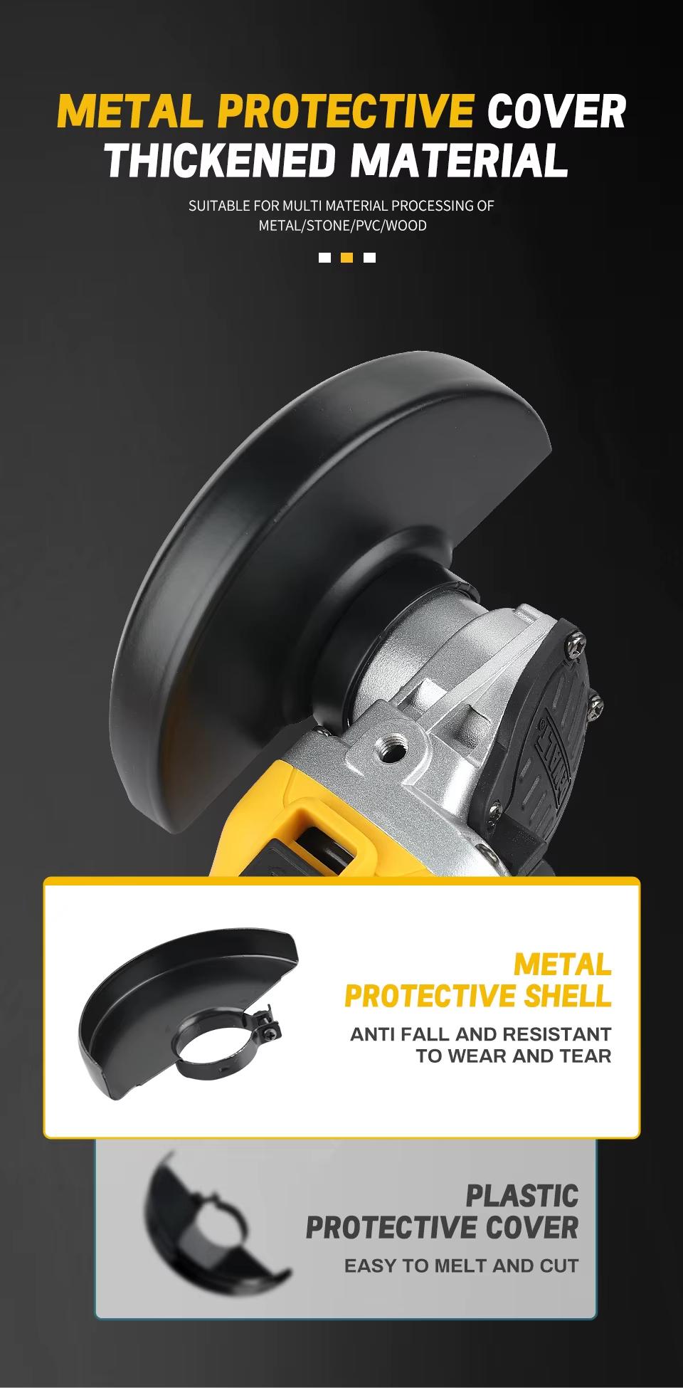 DEWALT DCG405 Cordless Angle Grinder 9000RPM Brushless 5-Inch  Metal Cutting Tool for DIY & Home Repair