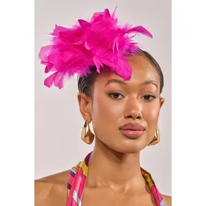 AT BRUNCH FEATHER BROOCH