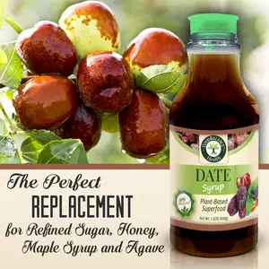 Good Balance Health Date Syrup 2 Pack: Top Organic Natural Sweetener with Rich Caramel-Honey Flavor