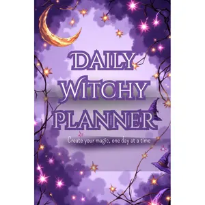 Daily Witchy Planner: Undated Journal for Women and Teens with Habit Tracker, Self-Care, and Reflections (Spanish Edition)