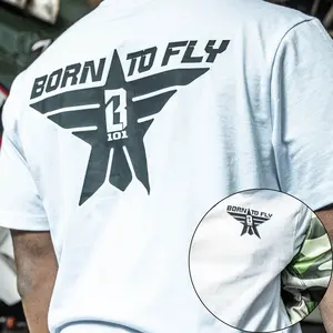 Youth and Adult Born To Fly Graphic T-Shirt, Aviation Inspired Tee, Pilot Style Streetwear Shirt, Minimal Front Logo Back Print Tee, Flight Crew Aesthetic Shirt, Unisex Casual Graphic Tee
