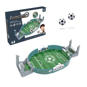 Soccer Table Football Board Game, 1 Box Two Player Board Game for Gift, Indoor Leisure Interactive Game Props, Birthday & Holiday Gift, Football Balls
